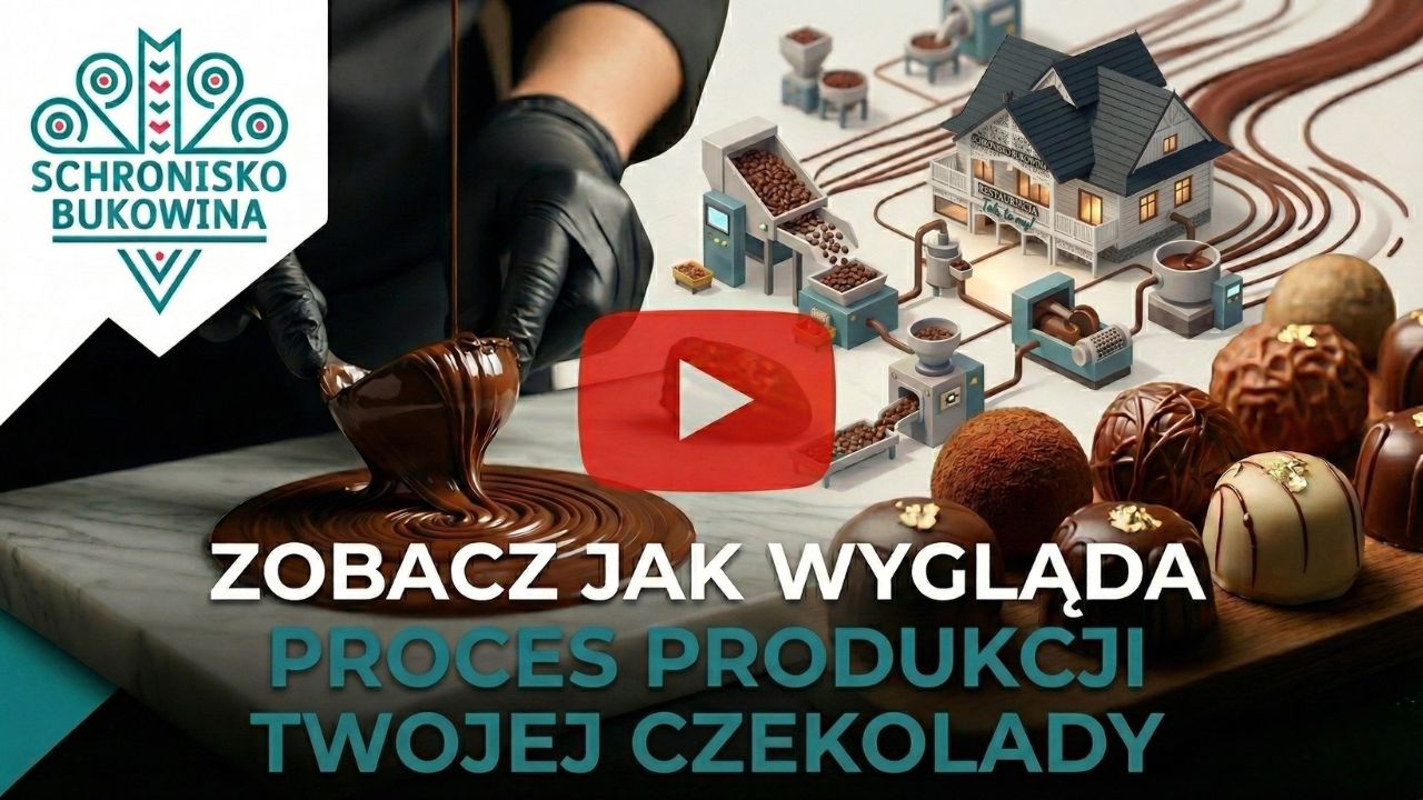 Film o czekoladach z logo